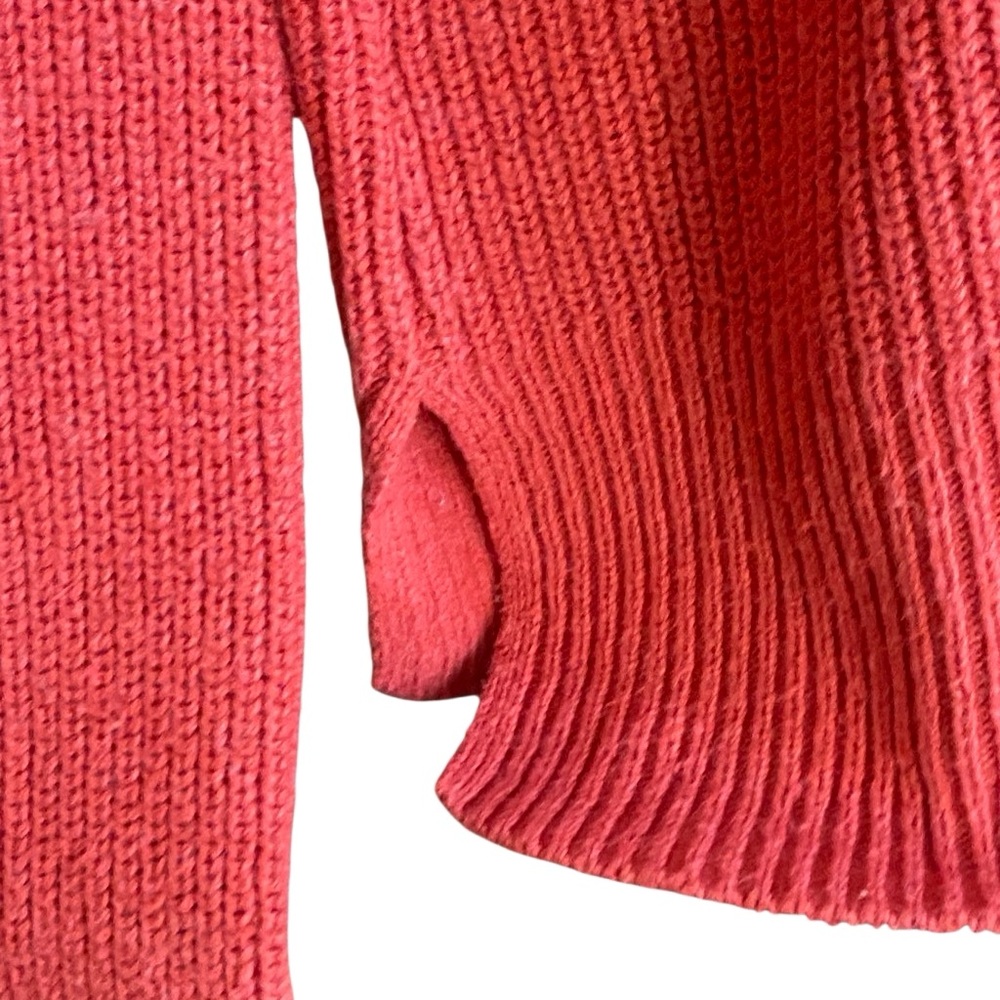 Madewell Thompson Pocketed Pullover Red Sweater. Size Small - Picture 5 of 10